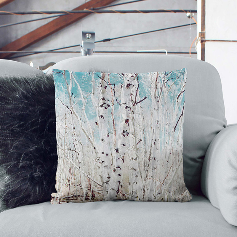 Floral Square Cushion, 55 x 55 cm