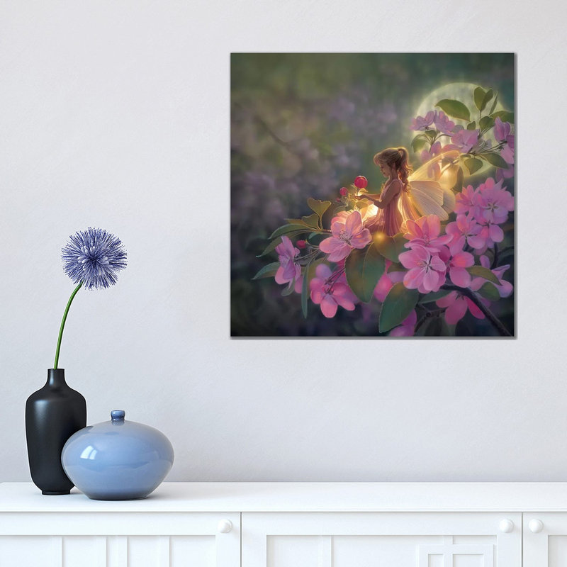 Sakura Moon by Kirk Reinert - Wrapped Canvas Print, 45.72 cm H x 45.72 cm W