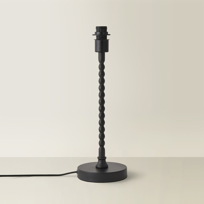 Cifuentes Metal Lamp Base Lamp, Black