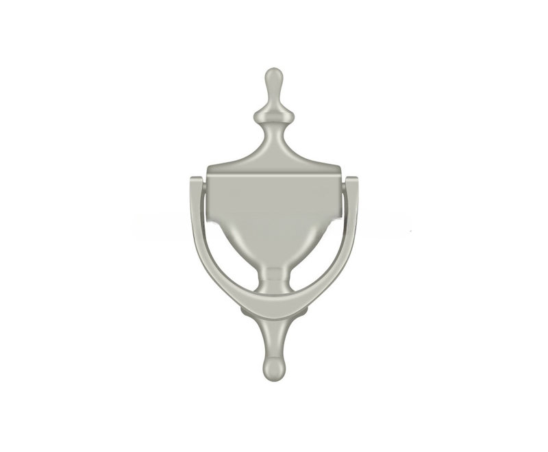 Deltana DK7356U15 Door Knocker; Victorian; Satin Nickel Finish, Brushed Nickel
