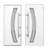 Deux 96'' Front Entry Doors-95265608-95265609-95265610