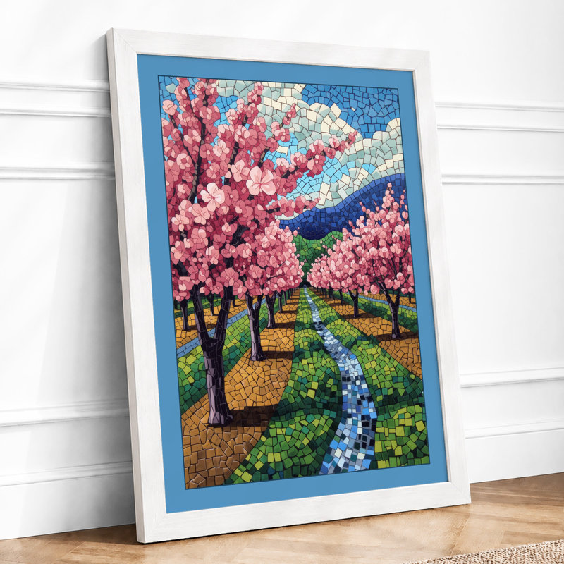 Spring Orchard In Bloom Botanical - Print, A1 - 84.1 x 59.4 cm, White