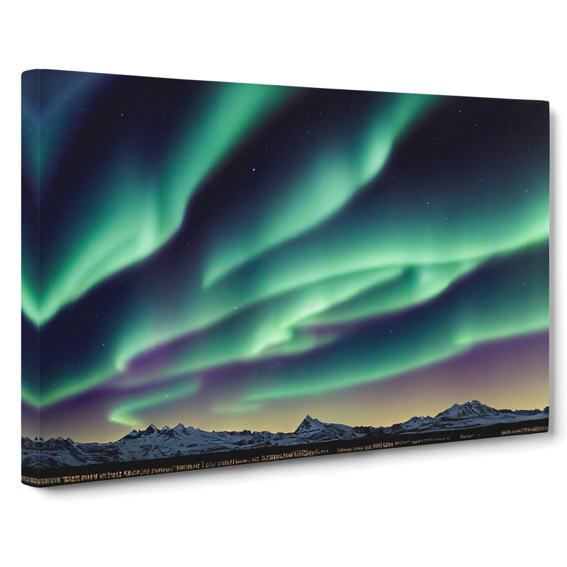 Spirited Northern Lights - Wrapped Canvas, 35cm H x 50cm W x 3cm D