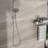 5" Multi Function Shower Head With Adjustable Slide Bar In Brushed Nickel - 5 Settings For Enjoyable And Bath Experience Bar, Spray Modes Time