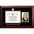 Brown Wood Embossed Picture Frame with Mat