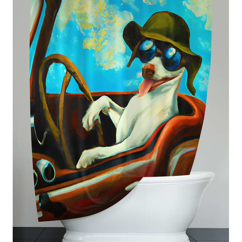 Rideau de douche Chewey, H 72 po x l 70 po