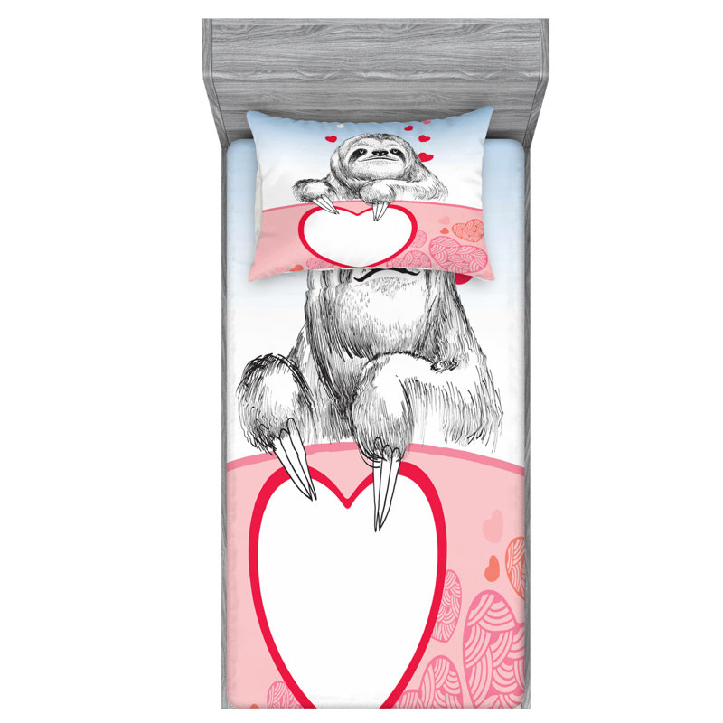 Microfiber Sheet Set, Twin XL Sheet Set with Fitted Sheet