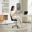 Fauteuil de bureau pivotant sans accoudoirs,-1651654115