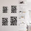 Décoration murale en métal abstrait femme silhouette minimaliste moderne abstrait décoration murale-94207751-94207752