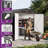 Balconera 10'X8' Large Metal Outdoor Storage Shed-126265529