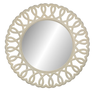 Circee Solid Wood Flat Wall Mirror