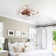 Hadiah 7 - Blade Flush Mount Ceiling Fan with Remote Control and Light Kit Included