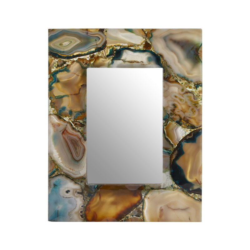 Ajnesh Green Marble Picture Frame with Mat