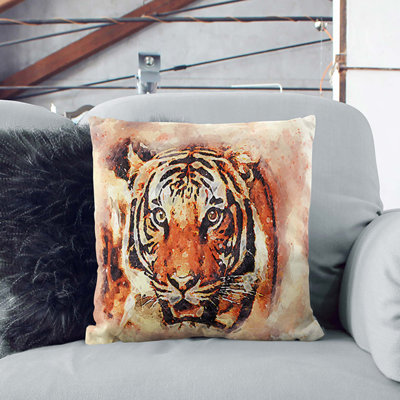 Tiger Cushion with Filling