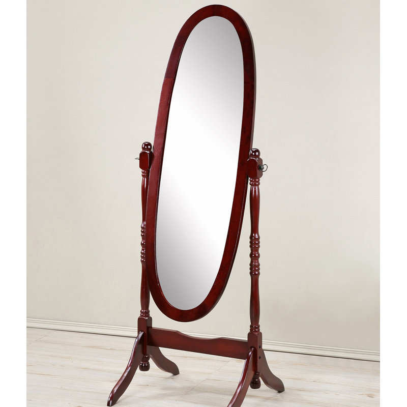 Miroir traditionnel, Cerisier, Bois massif