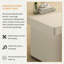 Bureau minimaliste moderne crème-1815497720