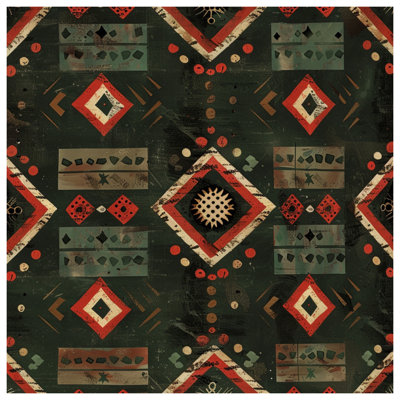 Literie à motif géométrique Southwestern
