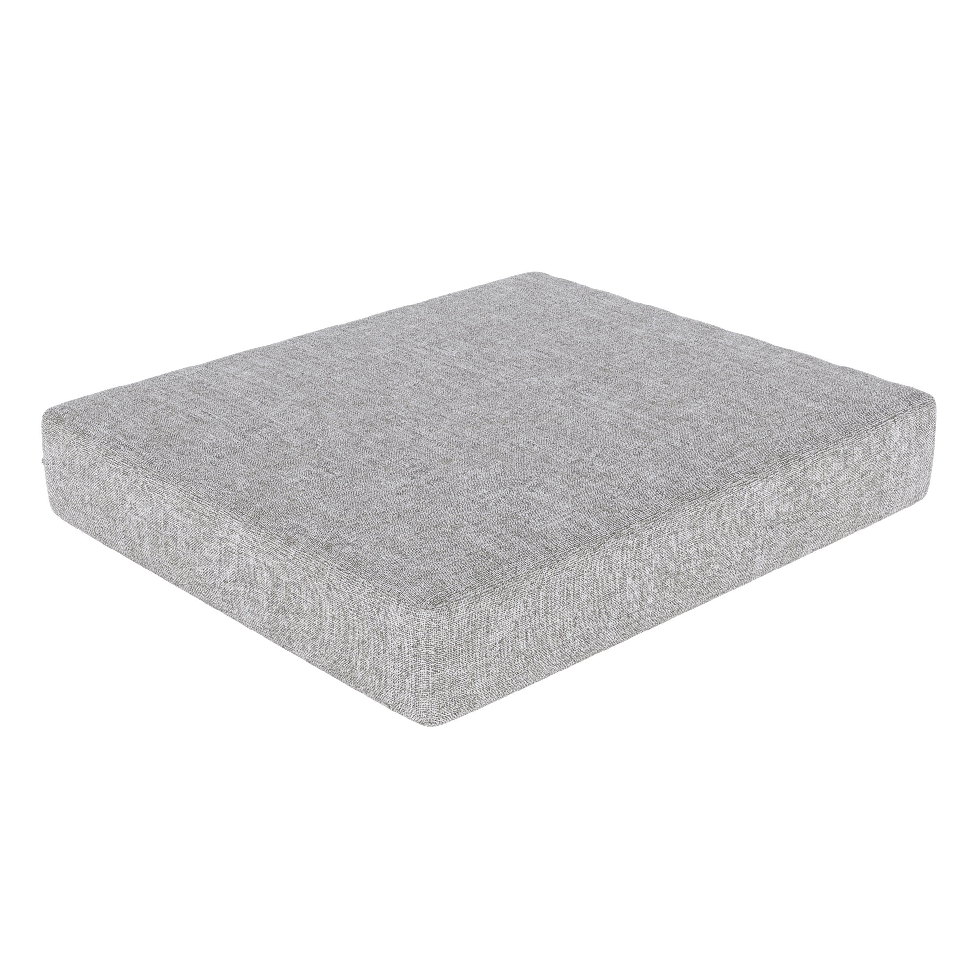 Sunbrella® Outdoor 3.5'' Ottoman Seat Cushion, Canvas Granite Sunbrella® Canvas