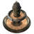 Webbe 2-Tier Outdoor Birdbath Freestanding Water Fountain with Adjustable Pump, Stone-Look Finish & Weather-Resistant Polyresin-741676648