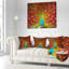 Coussin de danse animal peacock-28529897