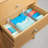 iDesign Linus Adjustable Drawer Dividers, Pack of 2, Clear