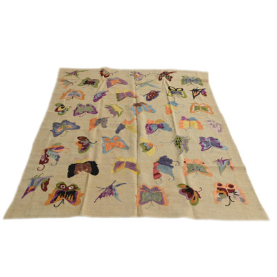 6 Ft Square Pelfrey Ivory Rug