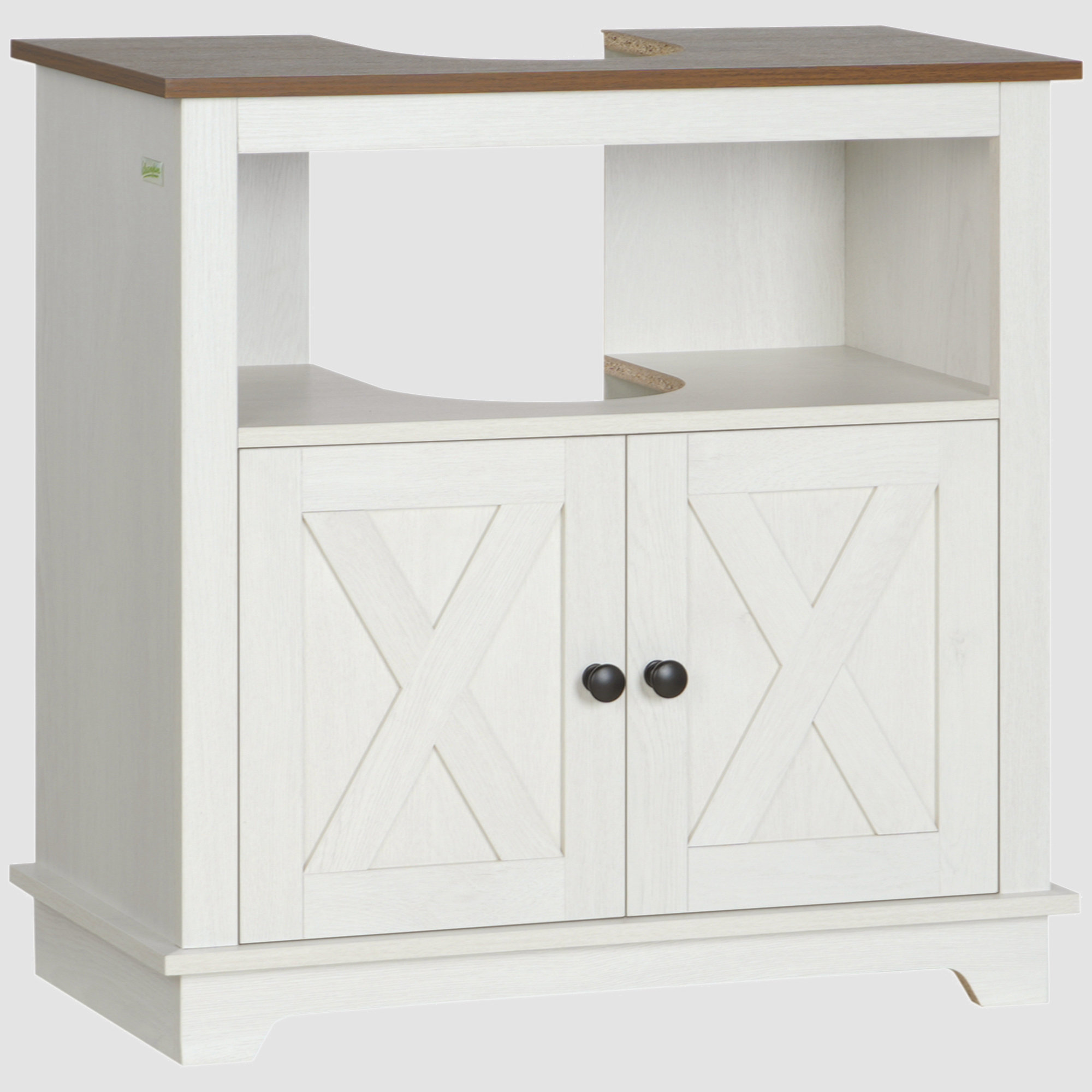 Go Peak Track Kleankin Farmhouse Under Sink Bathroom Pedestal