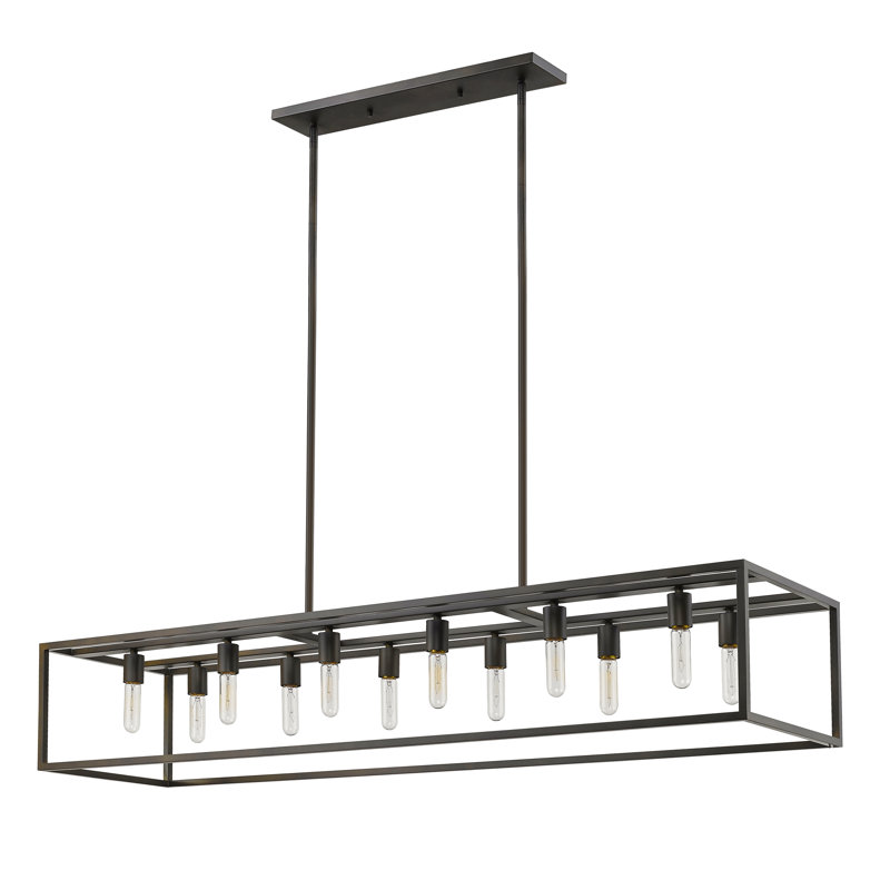 Seadrift 12 - Light Kitchen Island Pendant, Oil-Rubbed Bronze