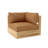 32'' Teak Outdoor Patio Sofa with Sunbrella® Cushions