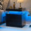 LED Bedside Table with 2 Drawers, Bedside Table with LED Lights for Bedroom