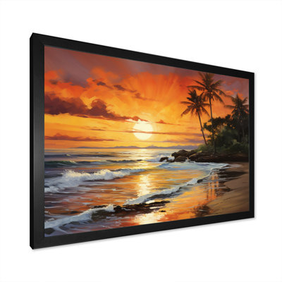" Caraibe Island Sunset III "