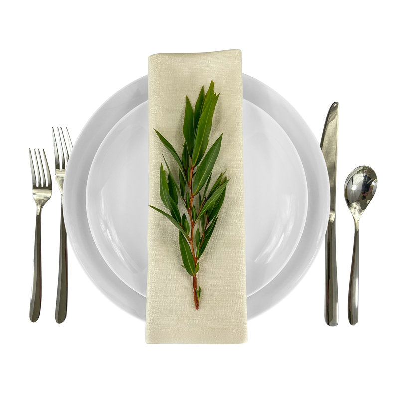Occidente Cotton Square Napkin, Cream