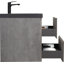 Single Floating Bathroom Vanity With Sink, Wall-Mounted Bathroom Storage Vanity Cabinet  For Bathroom
