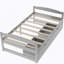 Lit plateforme simple avec deux tiroirs-1648579829