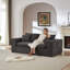 Canapé moderne en nuage de chenille, combinable librement-1281335412