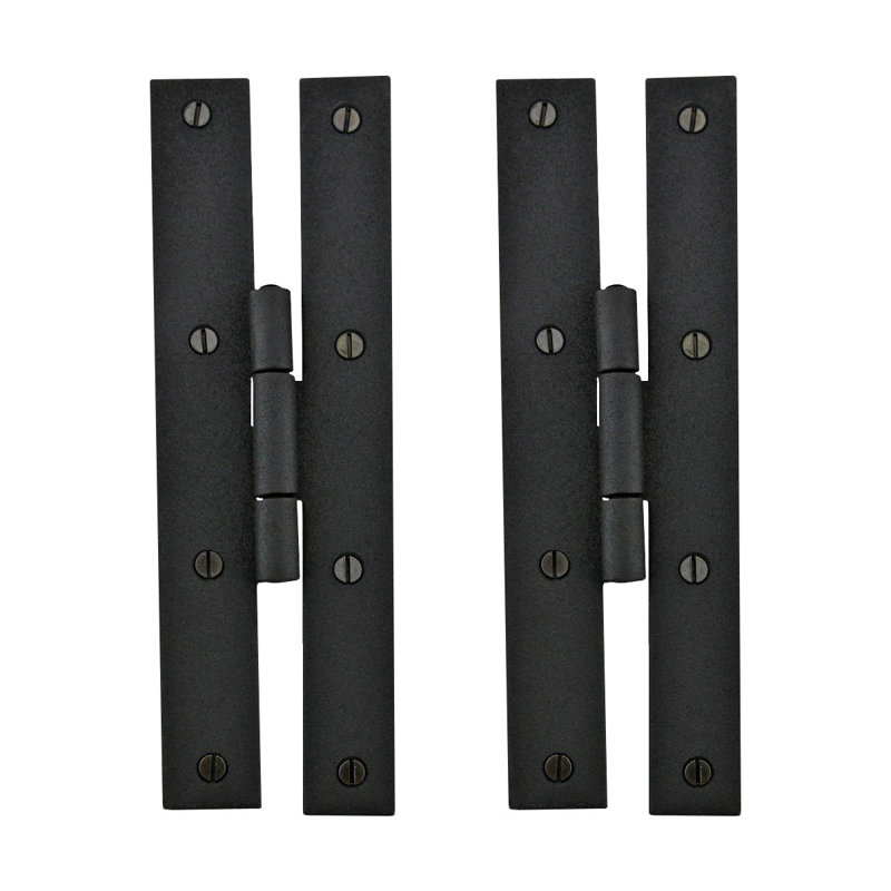 Charnières de porte à montage en surface H 7 po x l 2,25 po