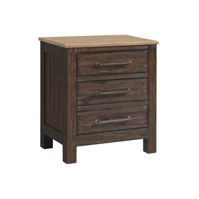 Table de chevet en acacia Raashid