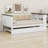 Wood Daybed With Storage Shelves, Upholstered Backrest,USB And Trundle-488028448