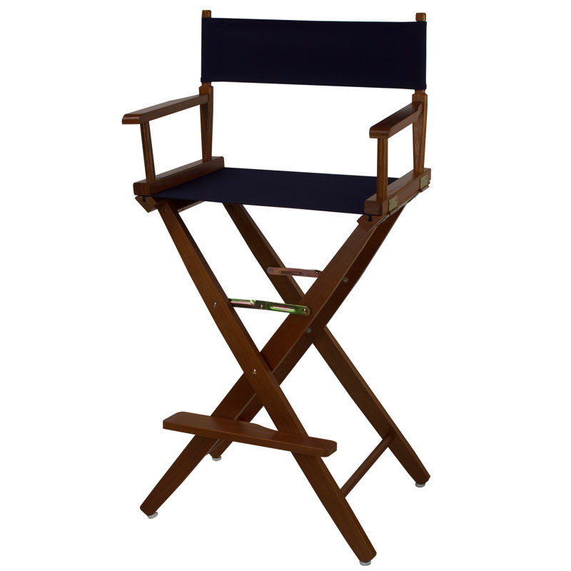 Scoville Folding Director Chair, Navy, Mission Oak