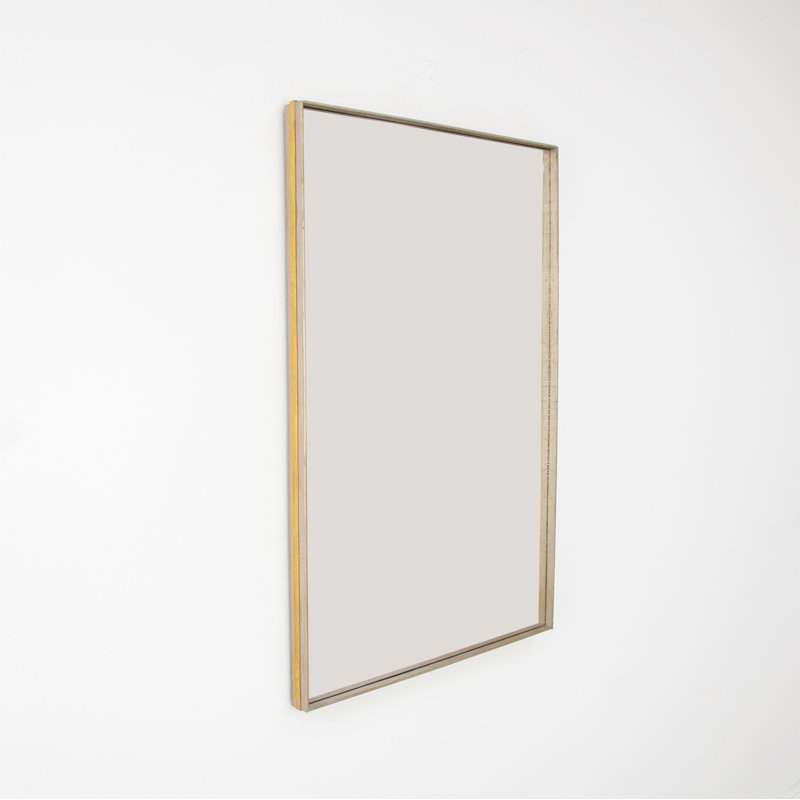 Sonya Rectangle Metal Mirror, Champagne