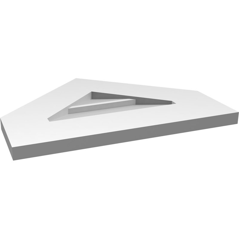 Ventilateur à pignon en uréthane non-fonctionnel Signature, H 14 po x l 18 po x P 1 po