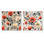 Heintz - ensemble de 2 reproductions d'art sur toile florales-102574247-102574252
