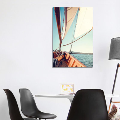 Setting Course 1 Piece Wrapped Canvas Wall Art