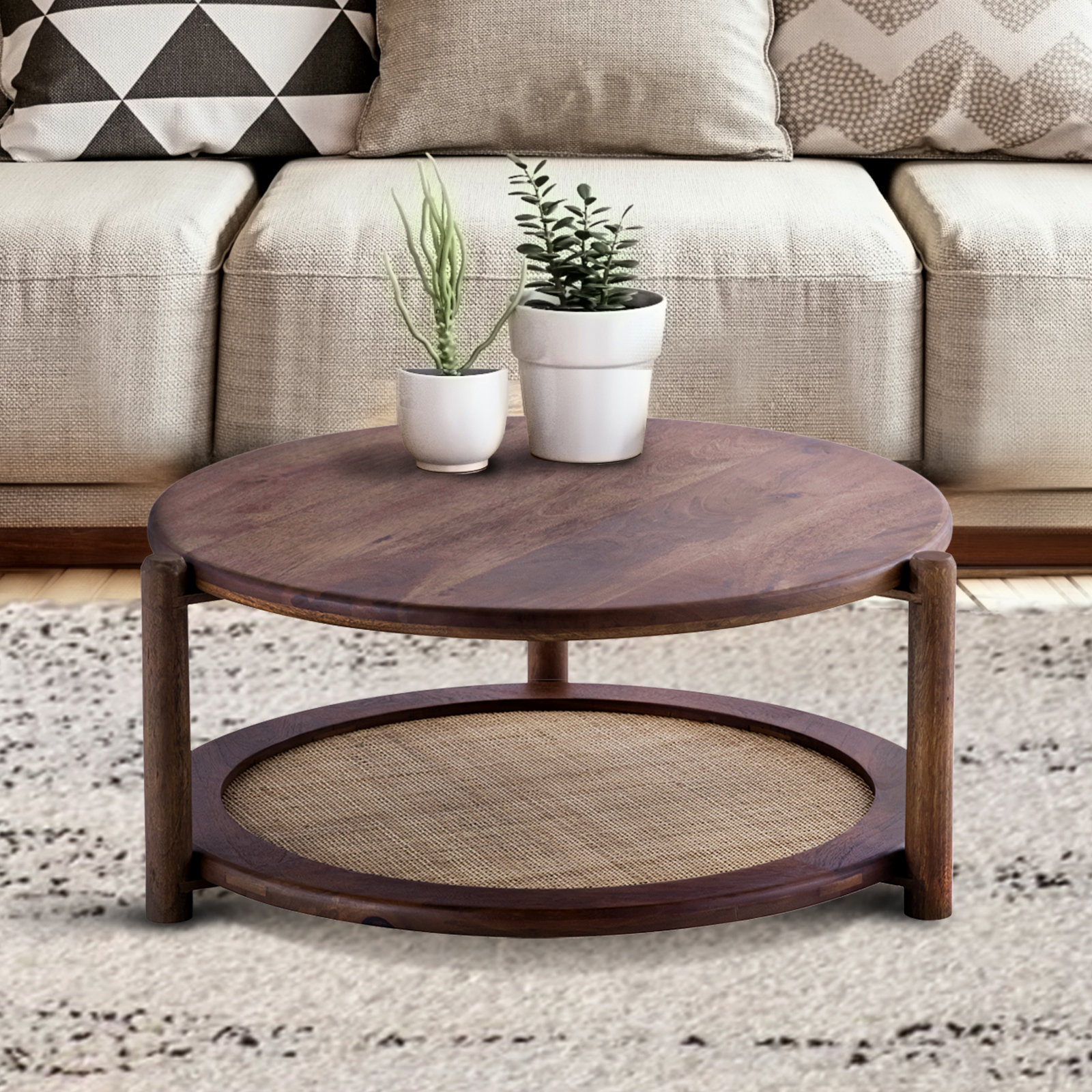 Avalon 26" Walnut End Table