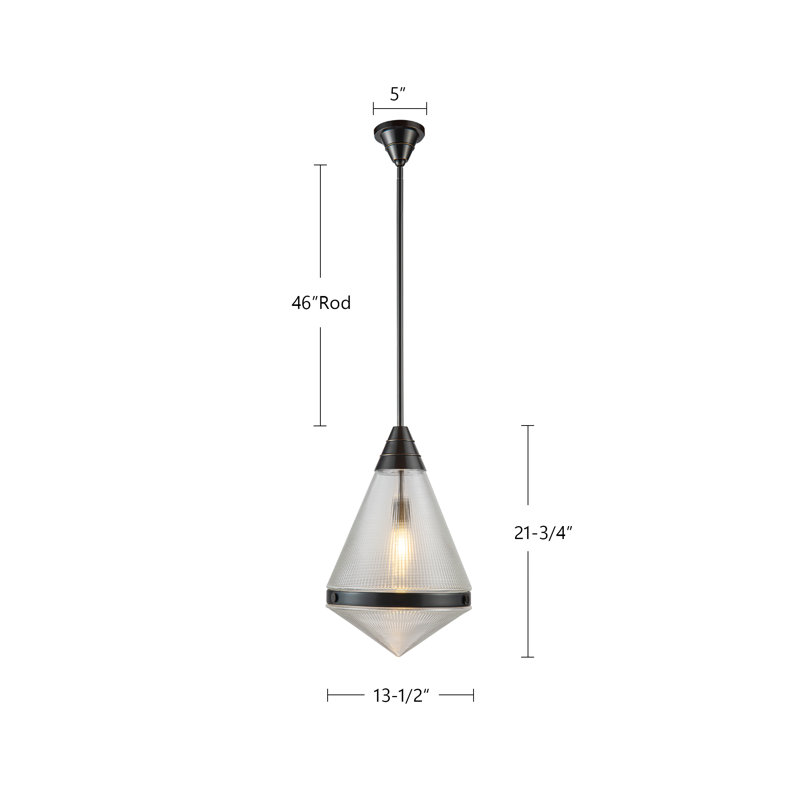 Willard 1 - Light Pendant, Polished Nickel