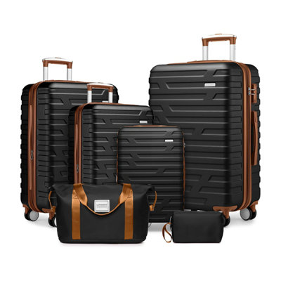 Luggage Sets 6 Piece with Duffel Bags, Hardside Expandable Suitcases with Spinner Wheels TSA Lock