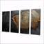 Pierre noire, bois, diapositive, harmonie - art mural arbre - ensemble de décorations murales traditionnelles-749603614-749603603