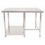 Table en acier inoxydable pour la préparation et le travail, table de préparation et de travail pour la cuisine, table de travail commerciale robuste-131449516