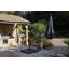Oyster 3m Standard Cantilever Over Hanging Powder Coated Parasol with Cross Stand This parasol is made using Polyester Fabric which has a Weather-Proof Coating & UPF Sun Protection Level 50-38579242