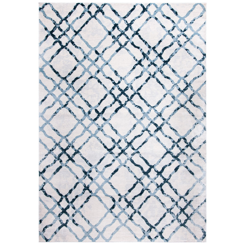 Winnols Performance Geometric Rug, Rectangle 5'3" x 7'7"